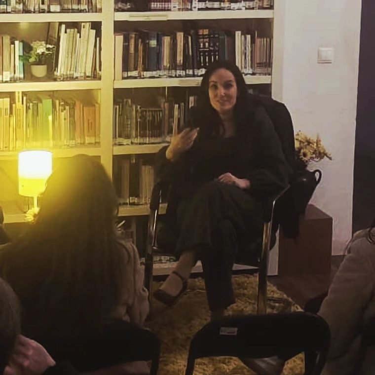 Manuela Pereira em evento